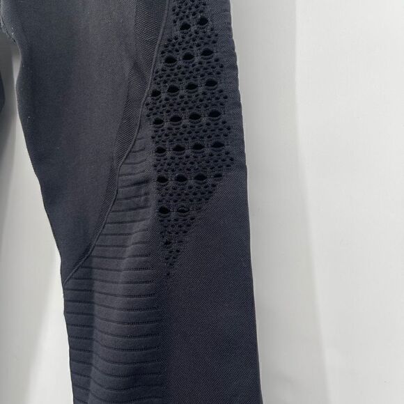 Gymshark Women's Vital Seamless Leggings in Black Marl Size Small - Picture 3 of 7